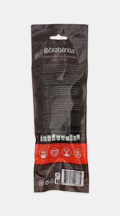 Produktbild Brabantia PerfectFit Müllbeutel kompost. Typ X, 12 L, 10 Stck (10 x, 12 l)