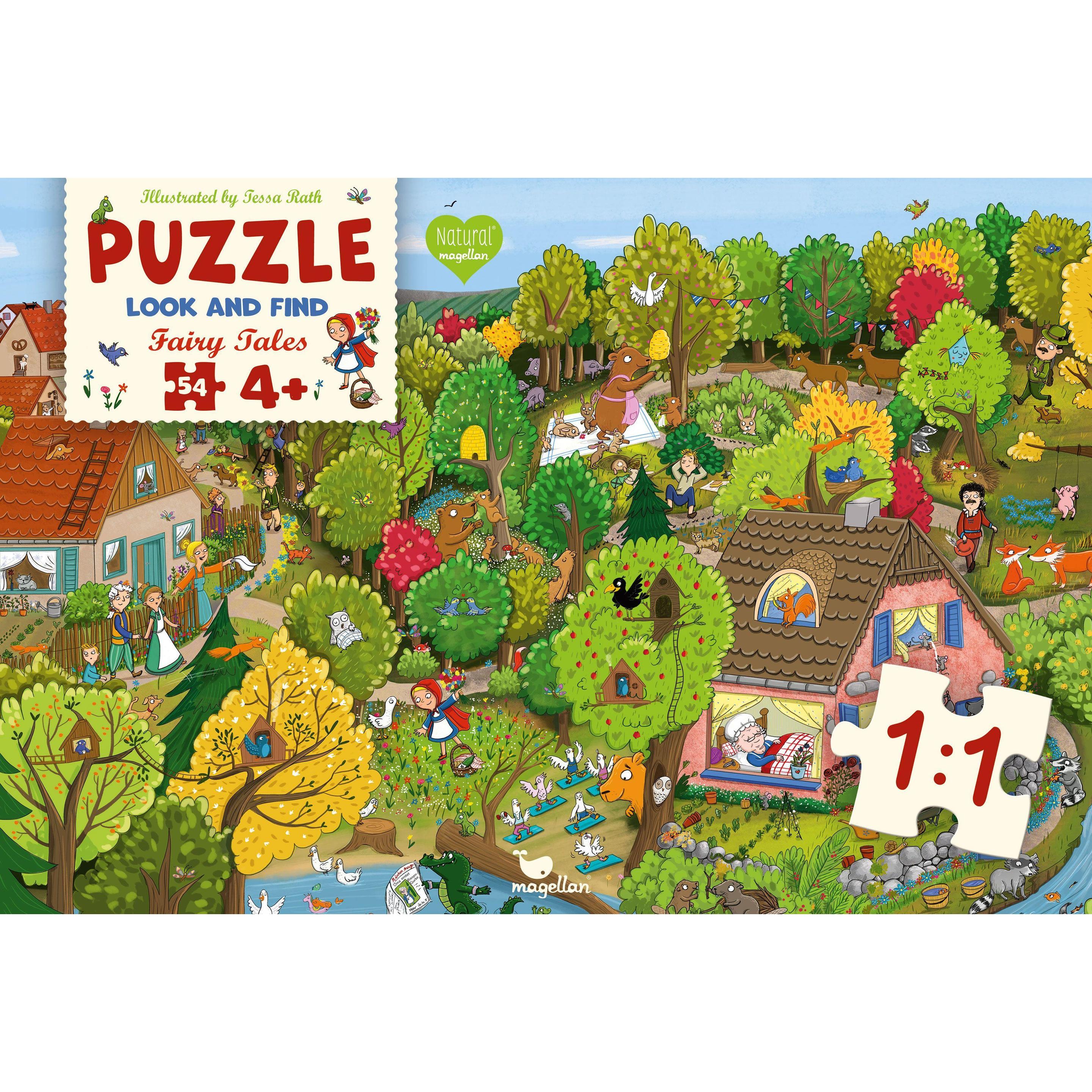 Magellan Look and Find - Fairy Tales - Red Riding Hood (Puzzle) (54 Teile)