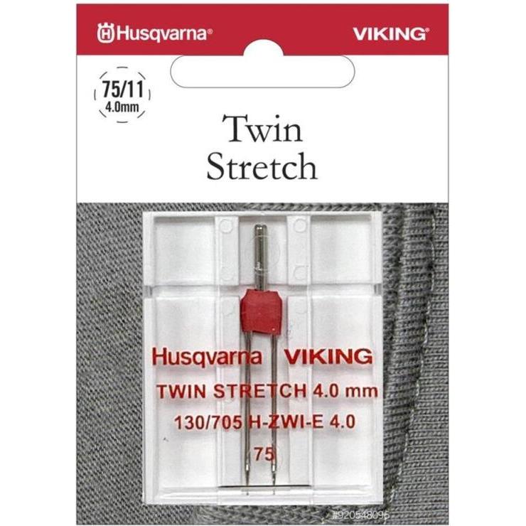 Husqvarna Zwillingsnadel Stretch 75/11, Breite 4,0 mm (41803196)