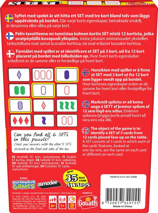 Immagine prodotto Enigma SET (Nordic + ENG) (Danese, Finlandese, Inglese, Norvegese, Svedese, 1 - 20 Giocatori)