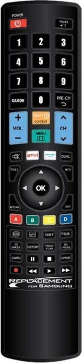 Image du produit GBS Electronics Télécommande de remplacement Samsung (Télécommande spécifique à l'appareil, Infrarouge)