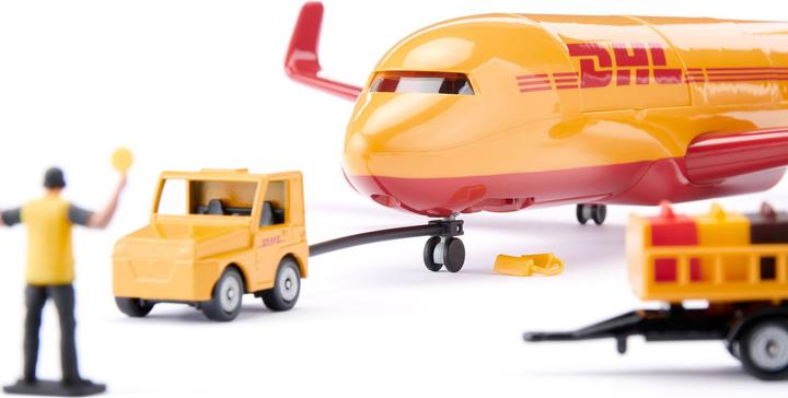 Productafbeelding Siku DHL-vrachtvliegtuig met accessoires