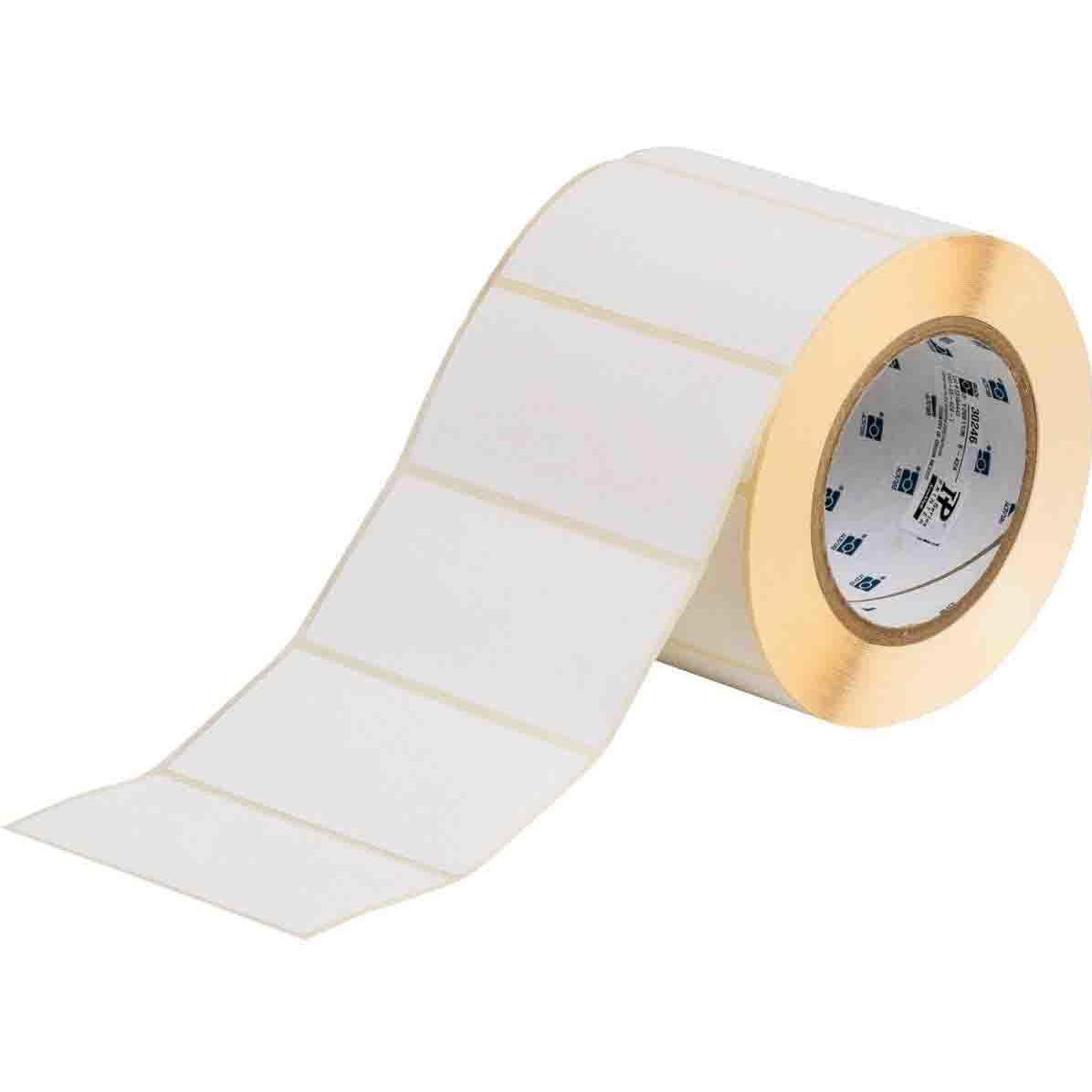 Brady THT-55-424-1, Papier, Weiss, 101,6 x 50,8mm, dauerhaft klebend, 1-bahnig(1000 E.) (106.68 mm) (030246)