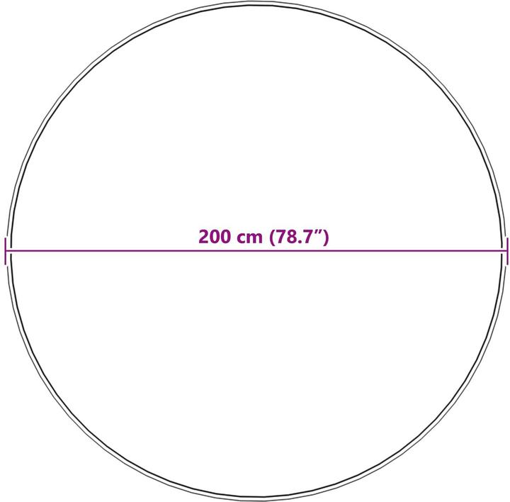 Produktbild vidaXL Wohnzimmerteppich (200 cm)