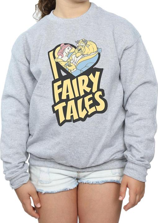 Produktbild Disney Beauty And The Beast I Love Fairy Tales Sweatshirt Mädchen (152, 158)