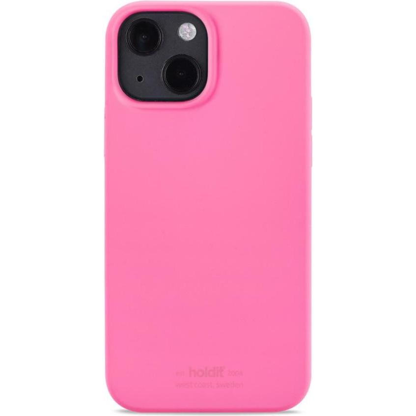 Holdit Silicone (Apple iPhone 13), Smartphone Hülle, Pink