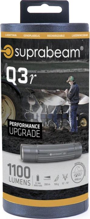 Actual product image Suprabeam Flashlight Q3r (9.70 cm, 1100 lm)