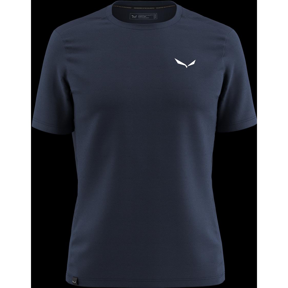 Salewa, Herren, Funktionsshirt, Puez Hybrid Dry'Ton T-Shirt Herren (46), Blau, 46