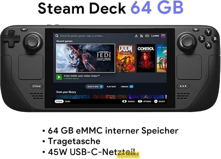 Produktbild Valve Steam Deck 64GB
