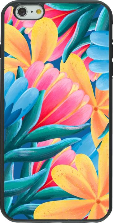 Produktbild PhoneLook Hülle Silikon schwarz Spring 23 colorful flowers (Apple iPhone 6 Plus, Apple iPhone 6s Plus)