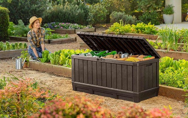 Actual product image Keter Kentwood garden box