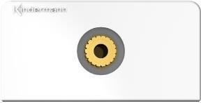 Actual product image Konnect design click ws 7456000411 Audio Kl. 3,5mm bezel 1/2 solder connection (0.28 m, AUX cable)