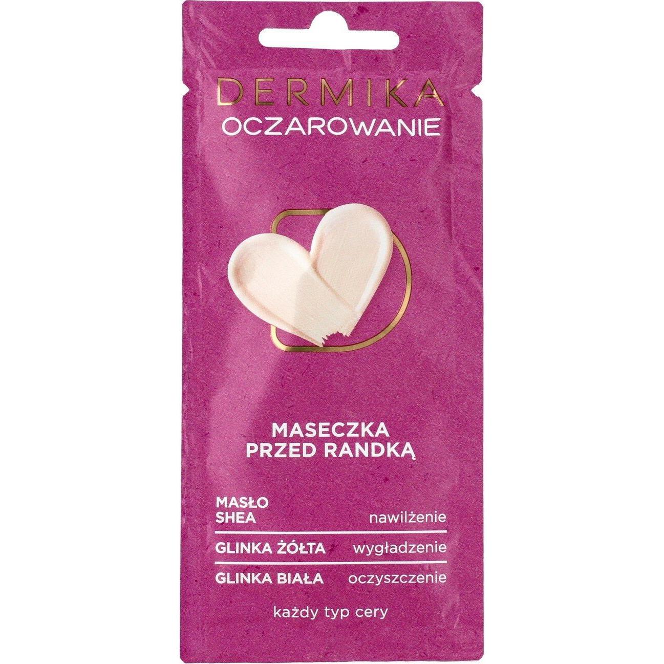 Dermika, Maschera viso, Maschere di bellezza Maschera incantevole prima dell'appuntamento per ogni tipo di pelle 10Ml (10 ml)