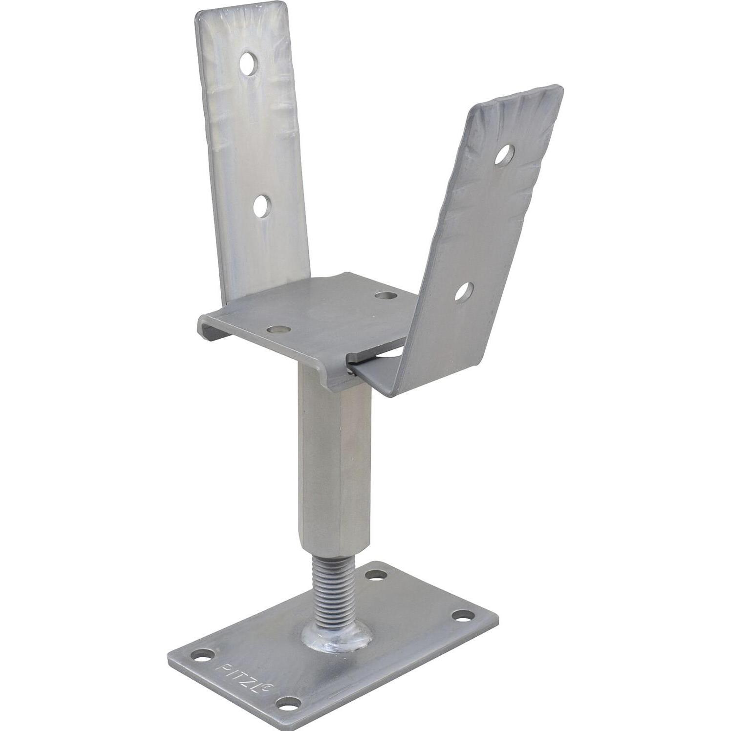Pitzl, Baubeschläge + Holzverbinder, Pfostenträger Typ 10923.1100 ZiNiP beschichtet rechts/links (1 Stk.)