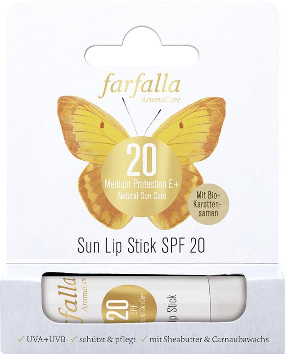 Actual product image Farfalla Lip Stick SPF20 4.6 g (Lip balm, 4 ml)
