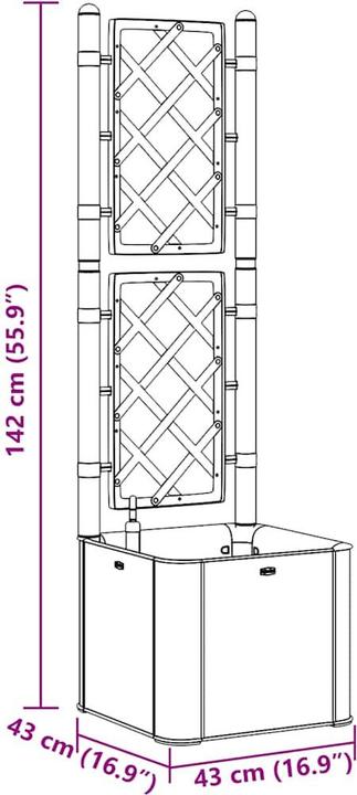 Produktbild vidaXL Hochbeet