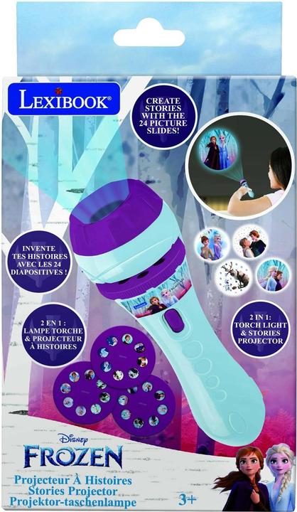 Actual product image Lexibook Disney Frozen Story Projector and Flashlight (English, French, German, Italian)