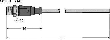 Produktbild Turck 6935291 Sensor-/Aktor-Steckverbinder konfektioniert 1 St.