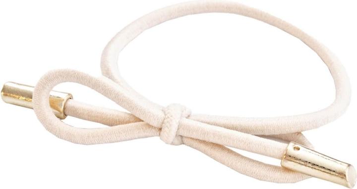 Immagine prodotto Corinne Mondo - Cravatta per capelli a fiocco in metallo Plain Cream (Elastico per capelli)