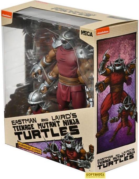 Produktbild Neca Tortues Ninja (Mirage Comics) figurine Shredder Clone & Mini Shredder (Deluxe) 18 cm