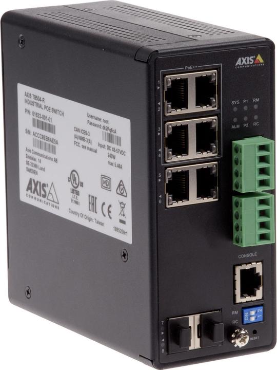 Immagine prodotto Axis T8504-R Interruttore robusto PoE+++ a 4 porte (4 Porti)