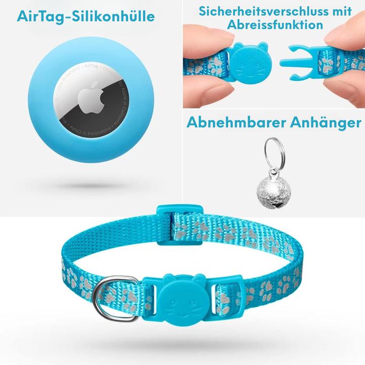 Produktbild Suba 2er Pack Airtag Katzenhalsband (Katze)