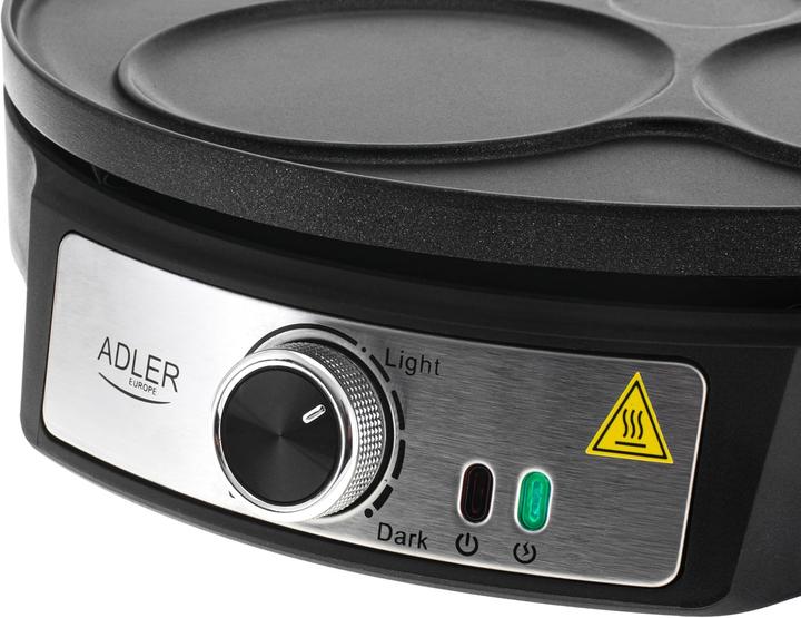 Actual product image Adler AD 3093 Naleśnikarka dwustronna elektryczna 30 cm | 2 in 1 | powłoka nieprzywierająca