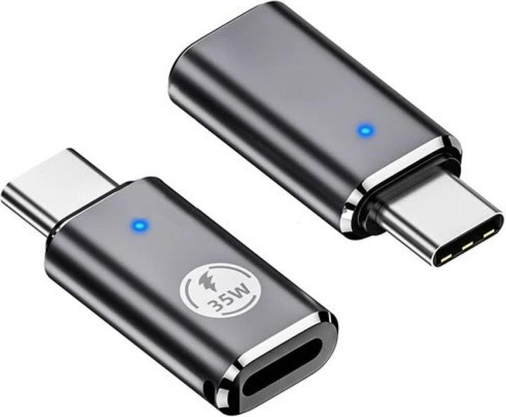 Actual product image PowerGuard Fast Charge & Sync Adapter (Lightning, USB-C)