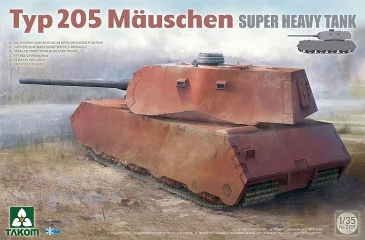 Takom Typ 205 Mauschen Super Heavy Tank