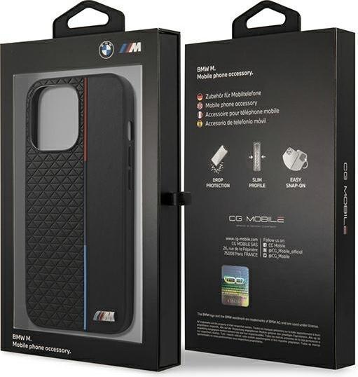 Produktbild BMW Etui BMHCP13LTRTBK iPhone 13 Pro/13 6,1" czarny/black hardcase M Collection Triangles (Apple iPhone 13, Apple iPhone 13 Pro)