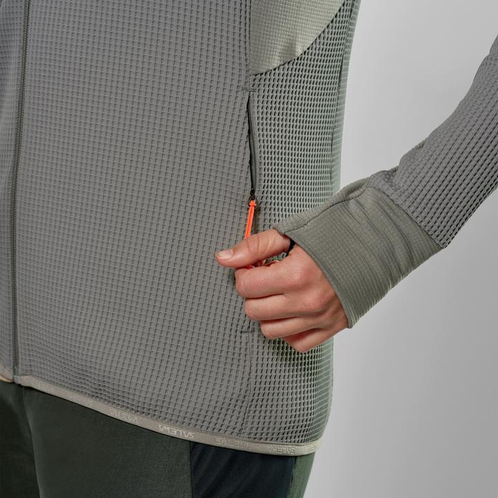Actual product image Salewa Puez Waffle Hybrid Polarlite Hooded Jacket Da (48)