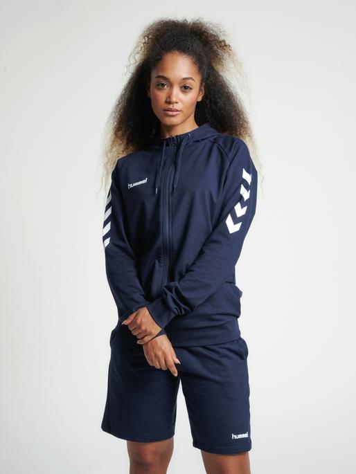 Produktbild hummel Go Cotton Zip Hoodie Woman (XS)