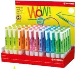 Actual product image STABILO Highlighter swing cool, 48 cardboard display (48x)