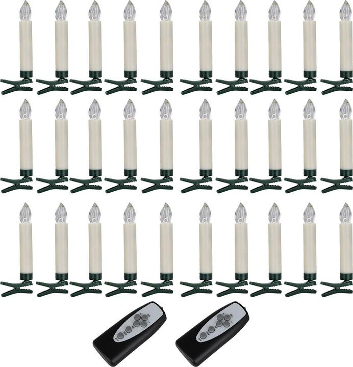 Immagine prodotto Casativo Candele LED per albero di Natale con telecomando (30 x)