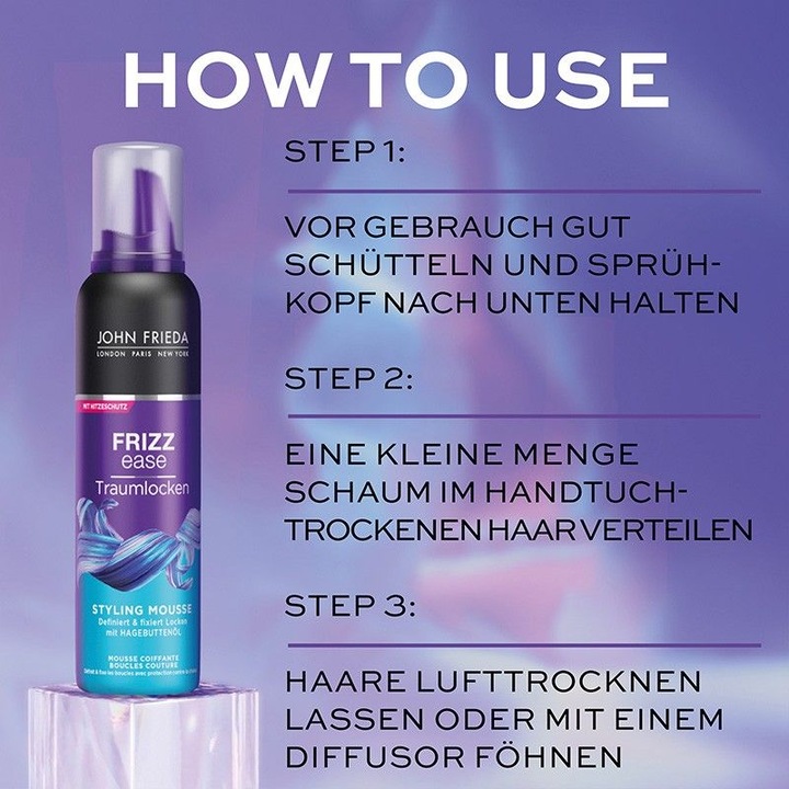 Actual product image John Frieda Frizz Ease (200 ml, Foaming agent)