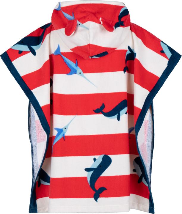 Actual product image Swim Essentials Luxe Beach Poncho Red Whale (65 x 65 cm)