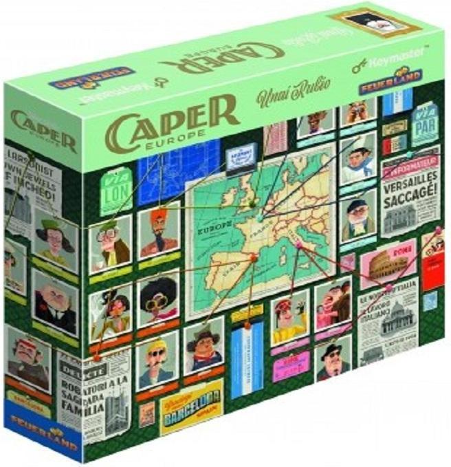 Actual product image Feuerland Caper Europe. Board game, for 2 players, from 10 years, DE edition. (German, 2 Players)