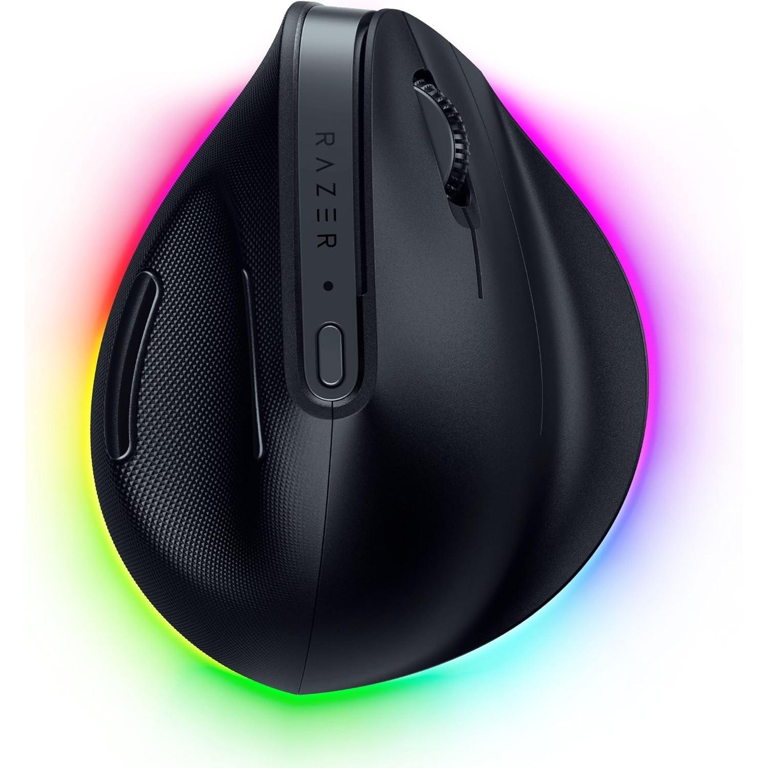 Razer Pro Click V2 Vertical Edition (Kabelgebunden, Kabellos), Maus, Schwarz