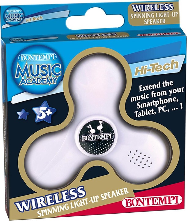 Produktbild Bontempi Wireless Fidget Spinner Light Up Speaker mit Akku