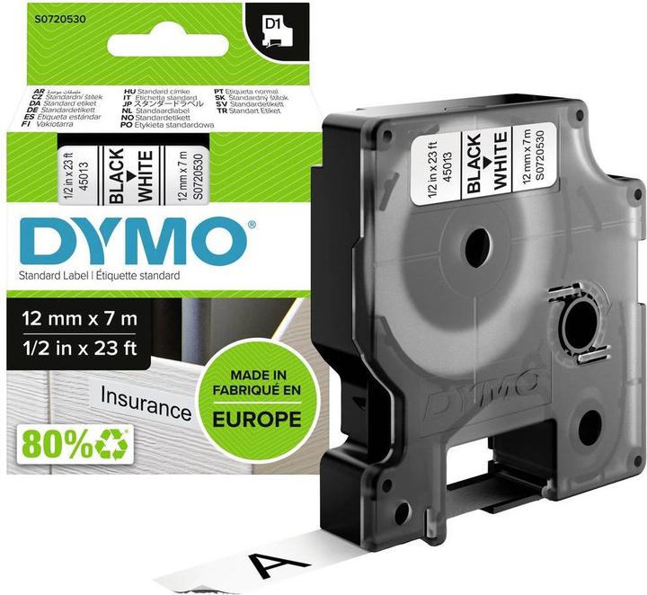 Produktbild Dymo S0720530 (1.20 cm, Schwarz, Weiss)