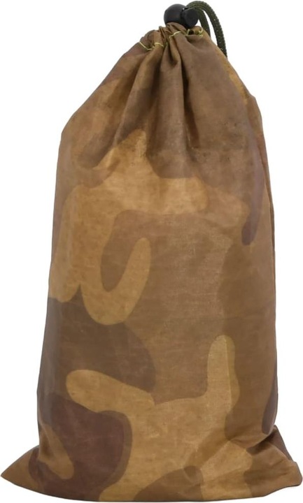 Actual product image VidaXL Camouflage net Bundeswehr army camouflage net hunting deco net storage bag