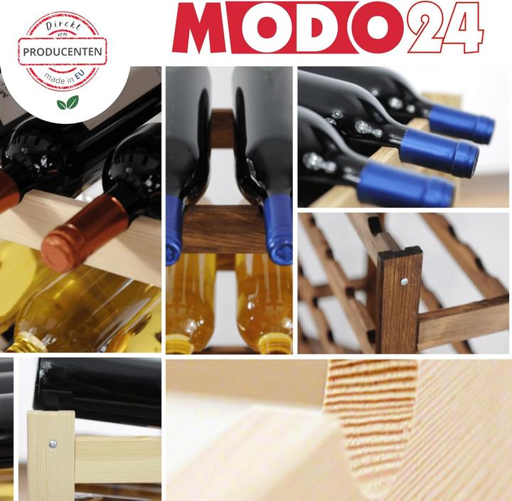 Actual product image Modo24 Bottle rack (30 bottles, 25 x 53 x 86 cm)