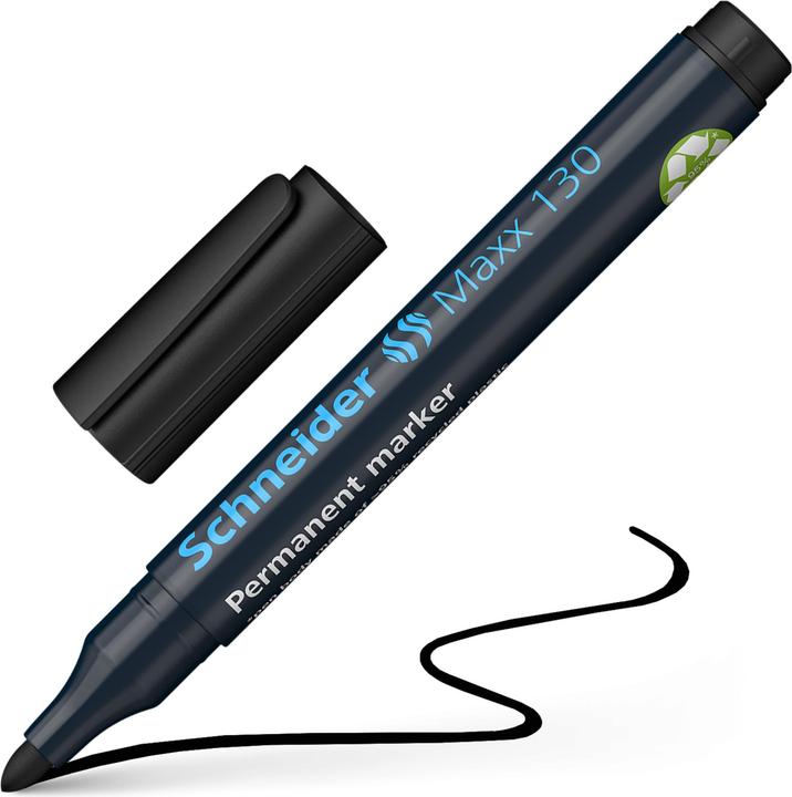 Produktbild Schneider Permanentmarker Maxx 130, sz (Black, 3 mm, 10 x)