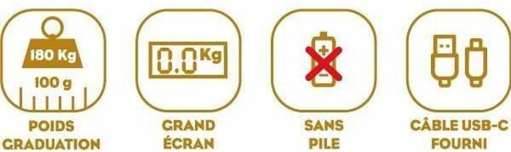 Produktbild Little Balance Digitale Personenwaage 8729 180 kg (180 kg)