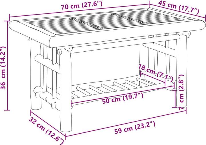Immagine prodotto vidaXL Tonio (70 x 45 x 36 cm)