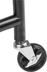 Image du produit Wenko Portemanteau télescopique Profi 50696100 noir métal 121,0 x 185,0 cm