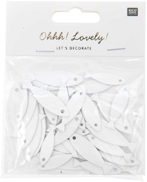 Image du produit Rico Design Décor de dispersion poisson blanc 36 pièces (36 pcs)