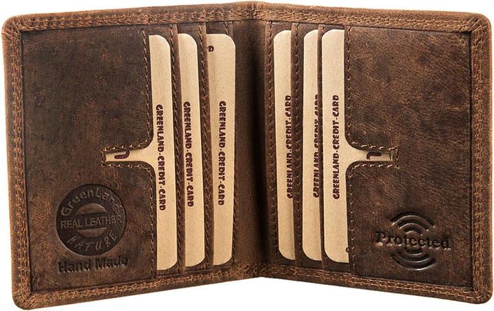 Immagine prodotto Greenland Nature Montenegro porta carte di credito RFID in pelle 8,5 cm