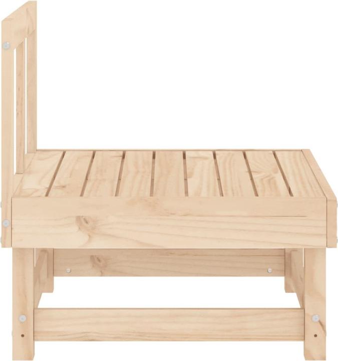 Produktbild VidaXL 3-tlg. Garten-Lounge-Set Weiss Massivholz Kiefer,Farbe