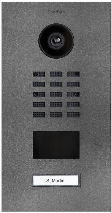 Actual product image Doorbird D2101 (App, Ethernet, RFID-blocking)